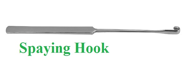Spaying Hook